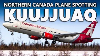 Plane Spotting in NORTHERN CANADA! Kuujjuaq Airport, Quebec [4K]