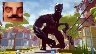 Hello Neighbor - New Neighbor Big Black Panther Final History Gameplay Walkthrough