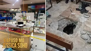 Mga magnanakaw, naghukay sa ilalim ng lupa para mapasok sa isang mall! | Kapuso Mo, Jessica Soho