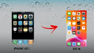 iOS Home Screen Evolution (iPhone OS 1 - iOS 14)