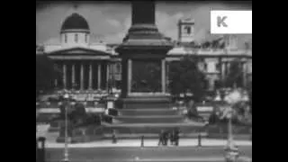 1930s Central London - street scenes and buses