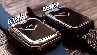 Apple Watch Series 7 - 41mm & 45mm Unboxing & Setup!