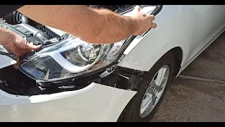 Desmontar faro delantero Hyundai I30 GD paso a paso - Remove front headlight step by step