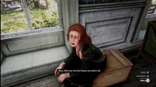 Molly Crying For Dutch in Shady Belle - Red Dead Redemption 2