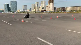 Gymkhana GP 2020 stage5 / Абылай Мансур / Yamaha MT-09 / heat 3 (01:19.18s)