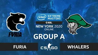 CS:GO - FURIA vs Whalers [Nuke] Map 2 - IEM New York 2020 - Group A - NA