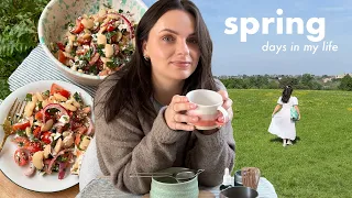 matcha, spring salads + exploring st albans | life in london vlog