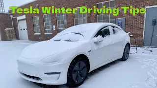 2022 Tesla Model 3 | Winter Driving Tips