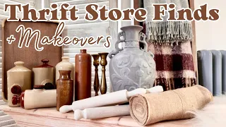THRIFT SHOP WITH ME ~ Thrift Store Makeovers ~ Thrift Store Haul ~ Home Decor on a Budget ~ Ep 4