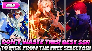 DON'T WASTE THIS!! WHO IS THE BEST SSR? WHO SHOULD YOU PICK WITH YOUR SELECTOR? (Tower Of Fantasy)