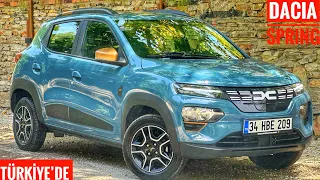 YENİ DACIA SPRING TÜRKİYE’DE SATIŞTA | LANSMANDA İNCELEDİK | BAYIRDA ÇEKİYOR MU? 65HP 26KW