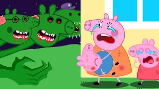 Zombie Apocalypse, Zombies Are Coming! - Peppa, Where Are You ?? | Peppa Pig Funny Animation