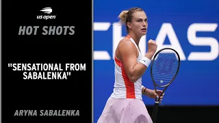 Aryna Sabalenka Hits 'Sensational' Lob | 2022 US Open