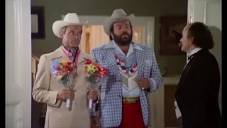 Bud Spencer - Terence Hill, művirág, (Bűnvadászok, 1977)