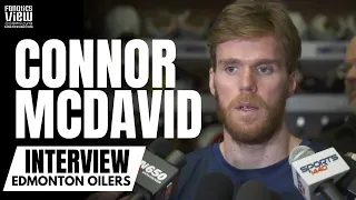 Connor McDavid Responds to Carson Soucy Cross-Check to Face: "It's A Tough Game. They Play Physical"