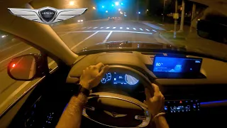 ELITE LUXURY -- 2021 Genesis GV80 Prestige // POV Night Drive