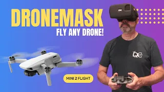 DroneMask - DJI Mini 2 FPV Mode Flight Footage with Goggles