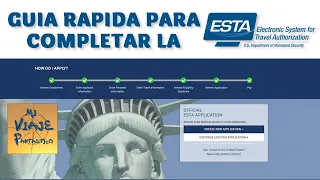 Guía rápida para completar la ESTA para viajar a USA