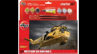 Airfix 1/72nd Sea King HAR3 Starter set complete build