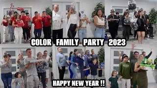 New year's Eve 2023 .Color Family Party .Happy New Year !!!vlog#893