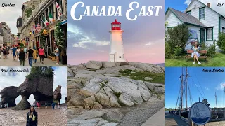 CANADA EAST TRAVEL VLOG 2023: Quebec, New Brunswick, Nova Scotia & Prince Edward Island! 🇨🇦