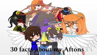 30 Facts about my Aftons (gacha club)