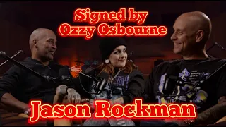 Jason Rockman signed by Ozzy Osbourne