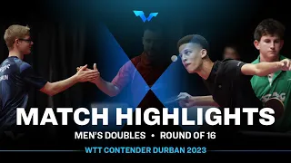 Gauzy/Lebrun vs Levy/Beukes | MD R16 | WTT Contender Durban 2023