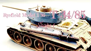 1/35 T-34/85  Ryefield Model 【Assembly section】TANK MODEL