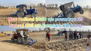 Holland 3630 , Powertarc 55 , Farmtarc 60 , sawraj855 demo