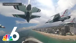 Thunderbirds take to the skies ahead of the Fort Lauderdale Air Show