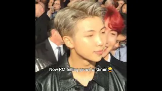 Like father like son, now RM will feel proud for Jimin 😂 #BTS #kpopsunshine