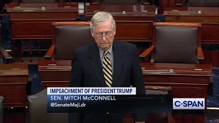 Sen. Mitch McConnell on Articles of Impeachment