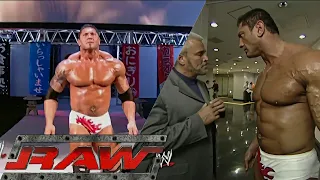 Batista vs Maven (Batista, Eric Bichoff & Christian Backstage Segments) RAW Feb 07,2005