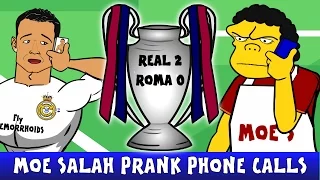 Real Madrid vs AS Roma 2-0 (UEFA Champions League Parody Highlights 15/16 Ronaldo Cartoon)