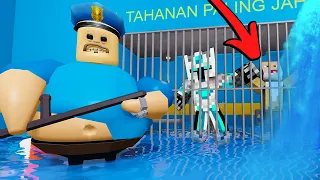 GAWAT!!! Penjara Frost Dan Bocil Banjir | BARRY'S PRISON RUN WATER | ROBLOX!!!