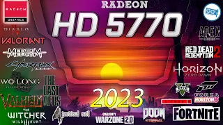 🔵AMD Radeon HD 5770 in 15 Games   |  2023-2024
