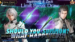 [FF7 Ever Crisis] - Sephiroth & Zack banner! Should you Summon? This was not planned...