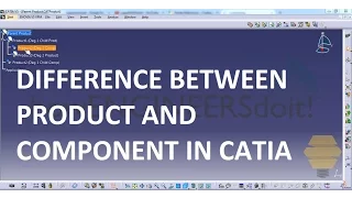 Difference between Component and Product in Assembly workbench|Powerful Tricks #155|