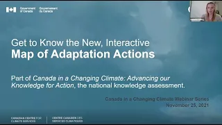 Map of Adaptation Actions