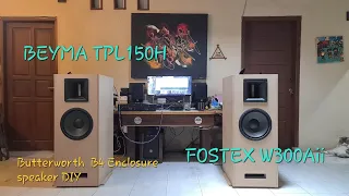 Tested  after adjust the ported of  Speakers DIY.