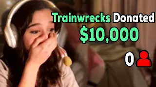 Trainwrecks Donates $10,000 to a Small Streamer