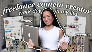 work day in my life as a freelance social media content creator | hawaii week 4