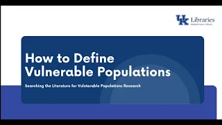 How to Define Vulnerable Populations