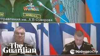 Russia releases footage of Black Sea commander Ukraine said it had killed