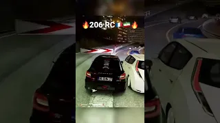 Peugeot 206 vs highway🔥 #shorts