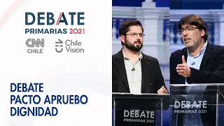 Revive a Boric y Jadue en #DebateCHVCNN: El camino a las primarias de Apruebo Dignidad