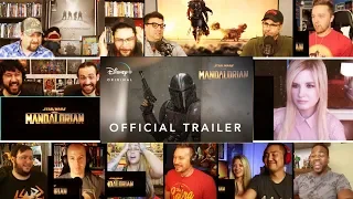 The Mandalorian Official Trailer REACTIONS MASHUP