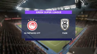 Olympiacos vs PAOK | Greek Super League (27/01/2021) | Fifa 21