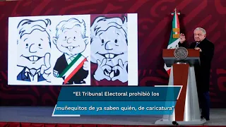 AMLO reprocha prohibición de "AMLITO" en propaganda de Morena